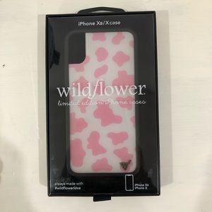 pink moo wild flower case